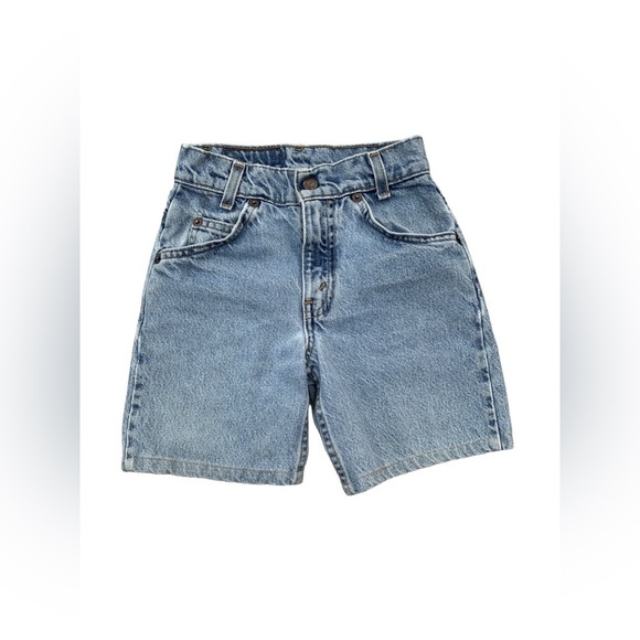 Levi's Other - Vintage Little Levi’s Size 7 Orange Tab 550 Denim Jean Shorts